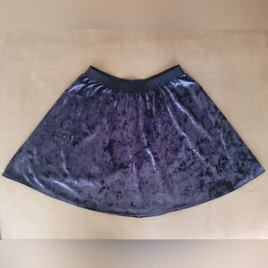 Gap Girl Velvet Navy Skirt Size XL (150cm)